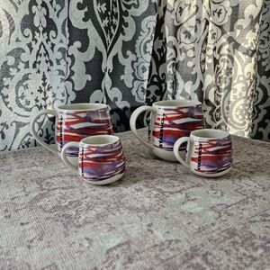 Starbucks Red/purple Limited Edition 2016 Mug Set